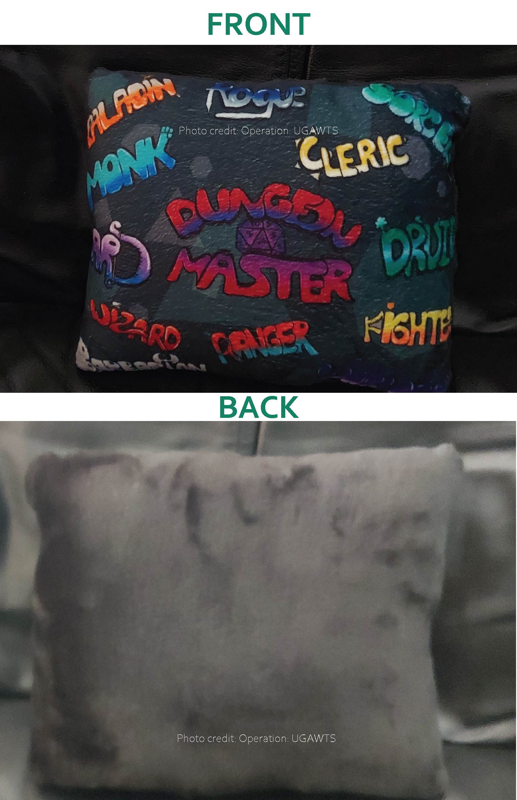 Dungeons and Dragons Pillow