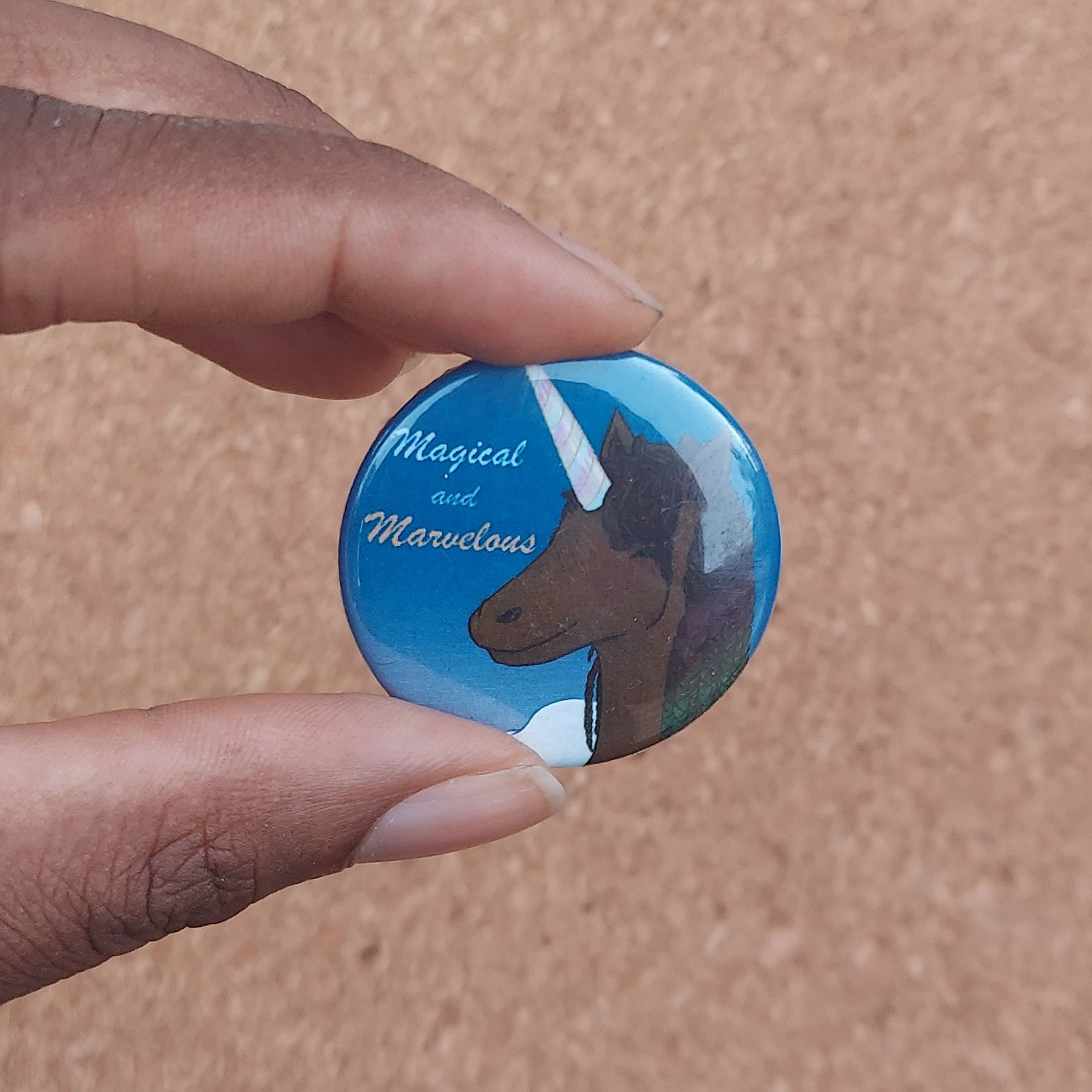 Unicorn Button