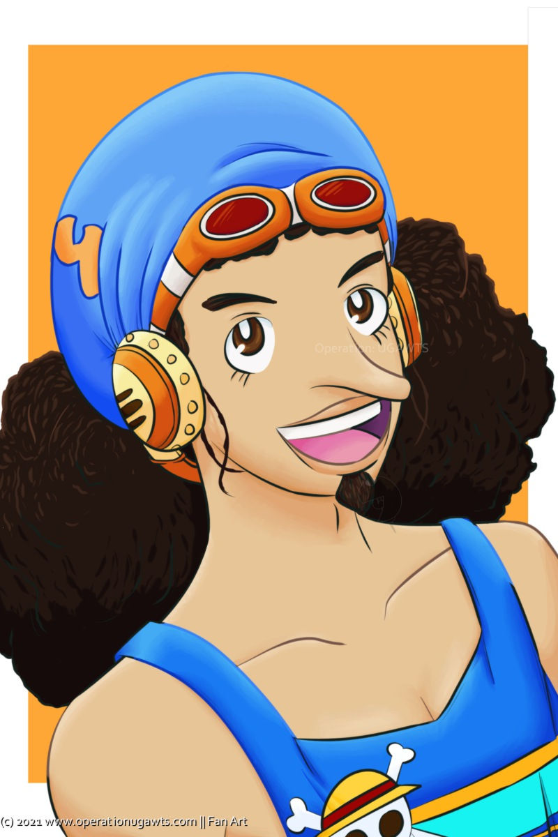 Usopp Portrait Print