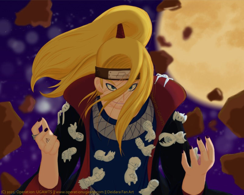 Thumbnail: Moonlit Deidara Print