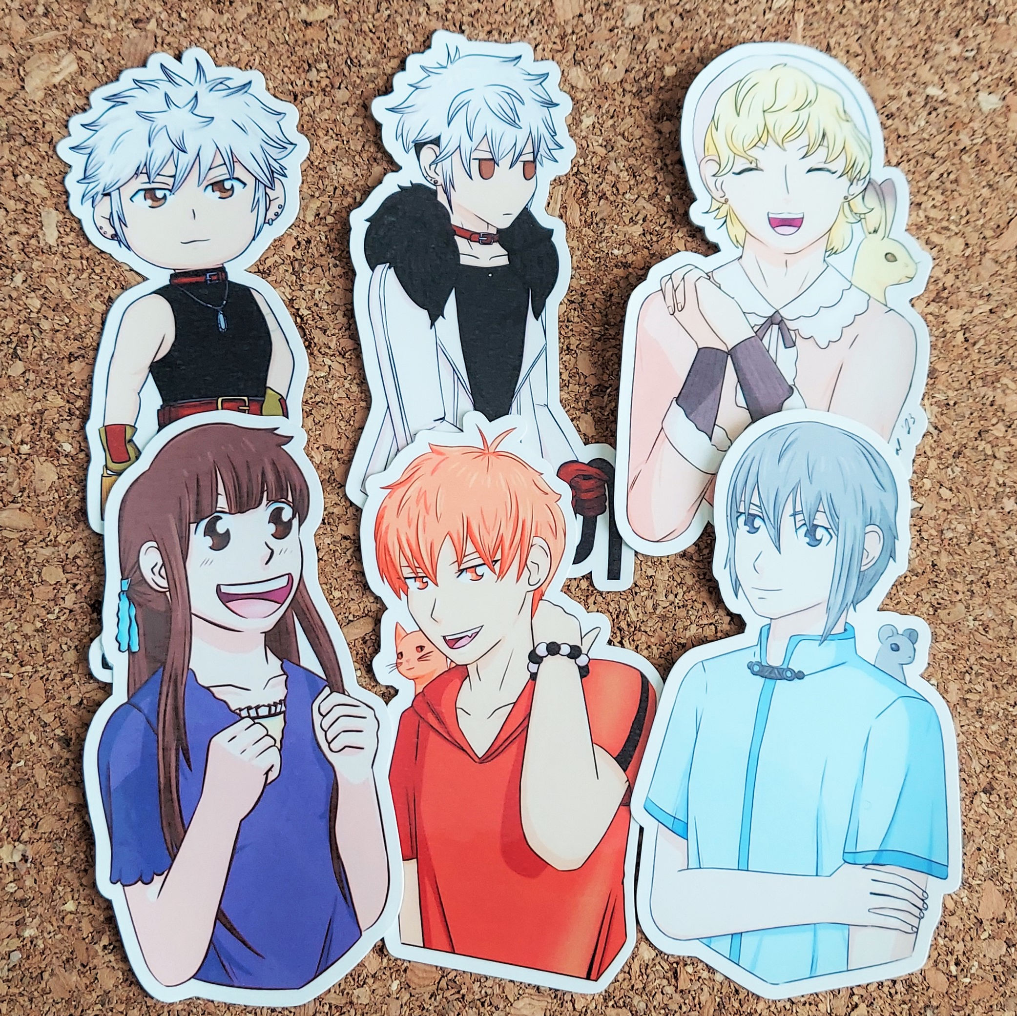 Furuba Character Stickers
