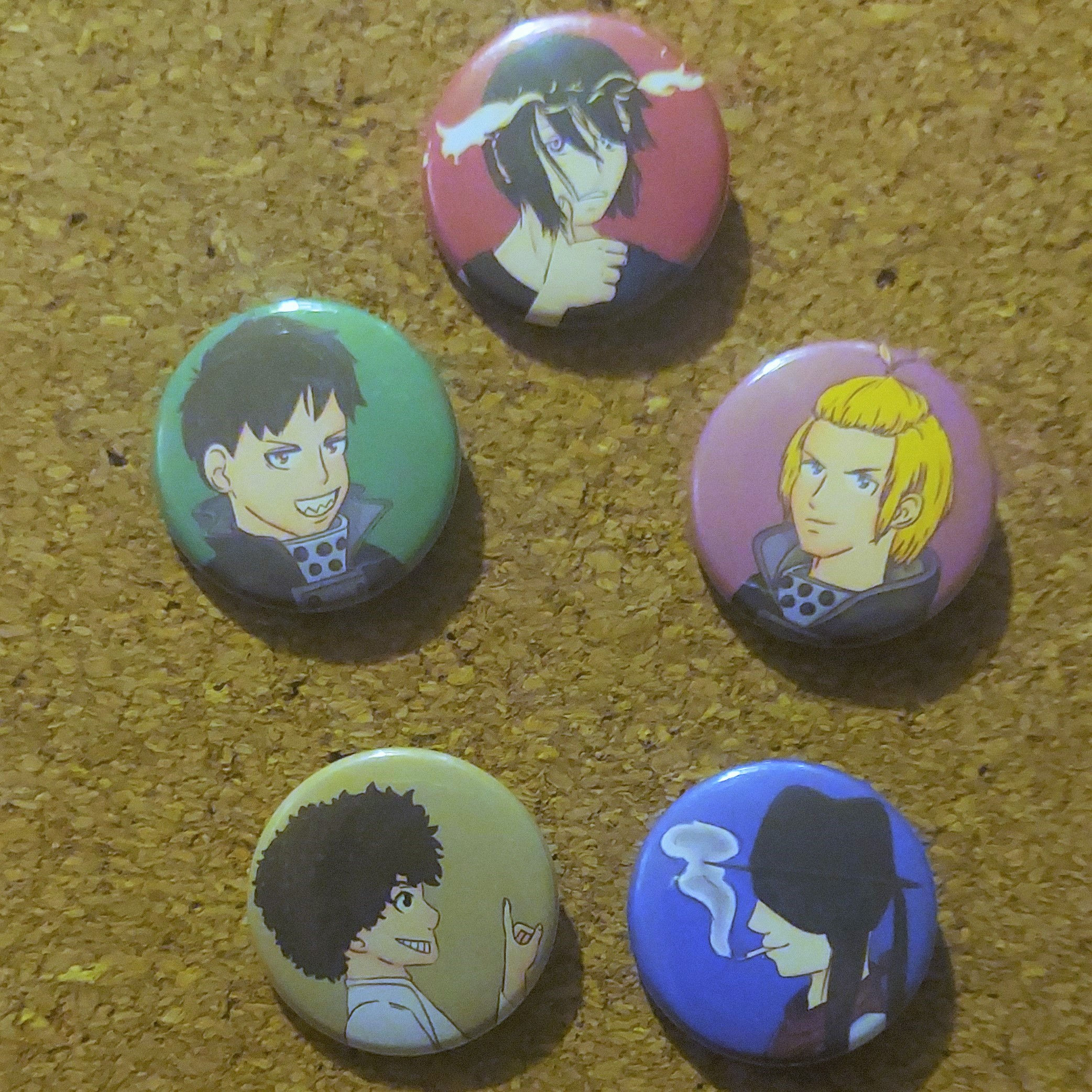 Fire Force Buttons