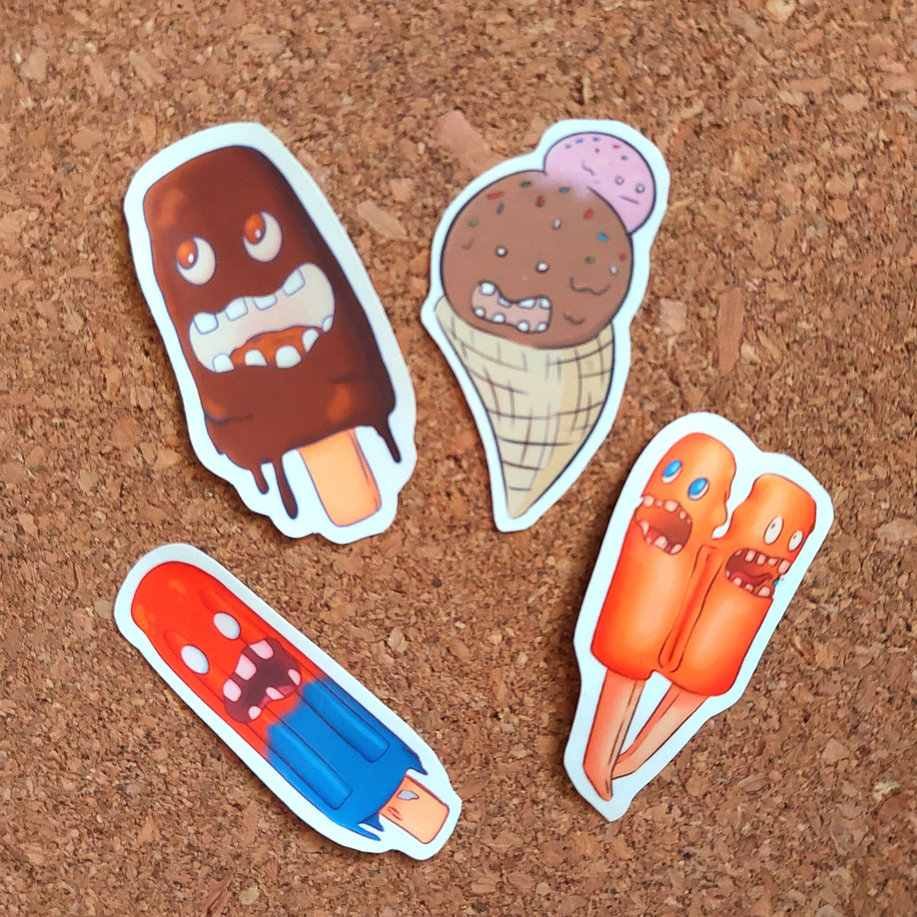 Ice Scream Stickers