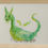 Thumbnail: Abstract Green Dragon Print