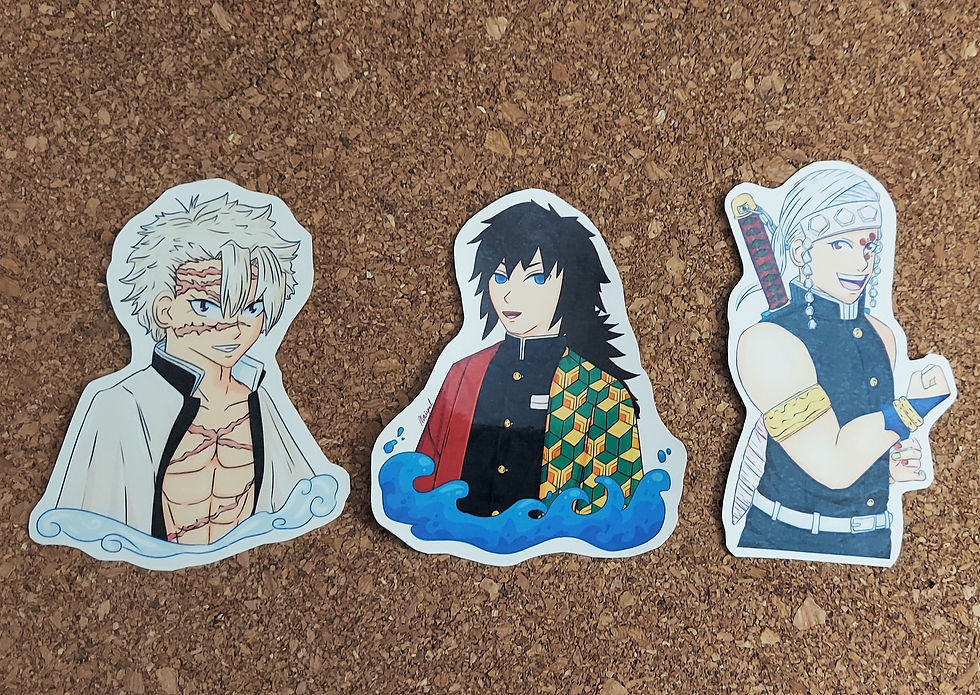 Thumbnail: Kimetsu no Yaiba Portrait Stickers