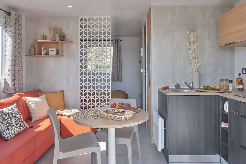 Séjour Bora Mobil-home 1 chambre
