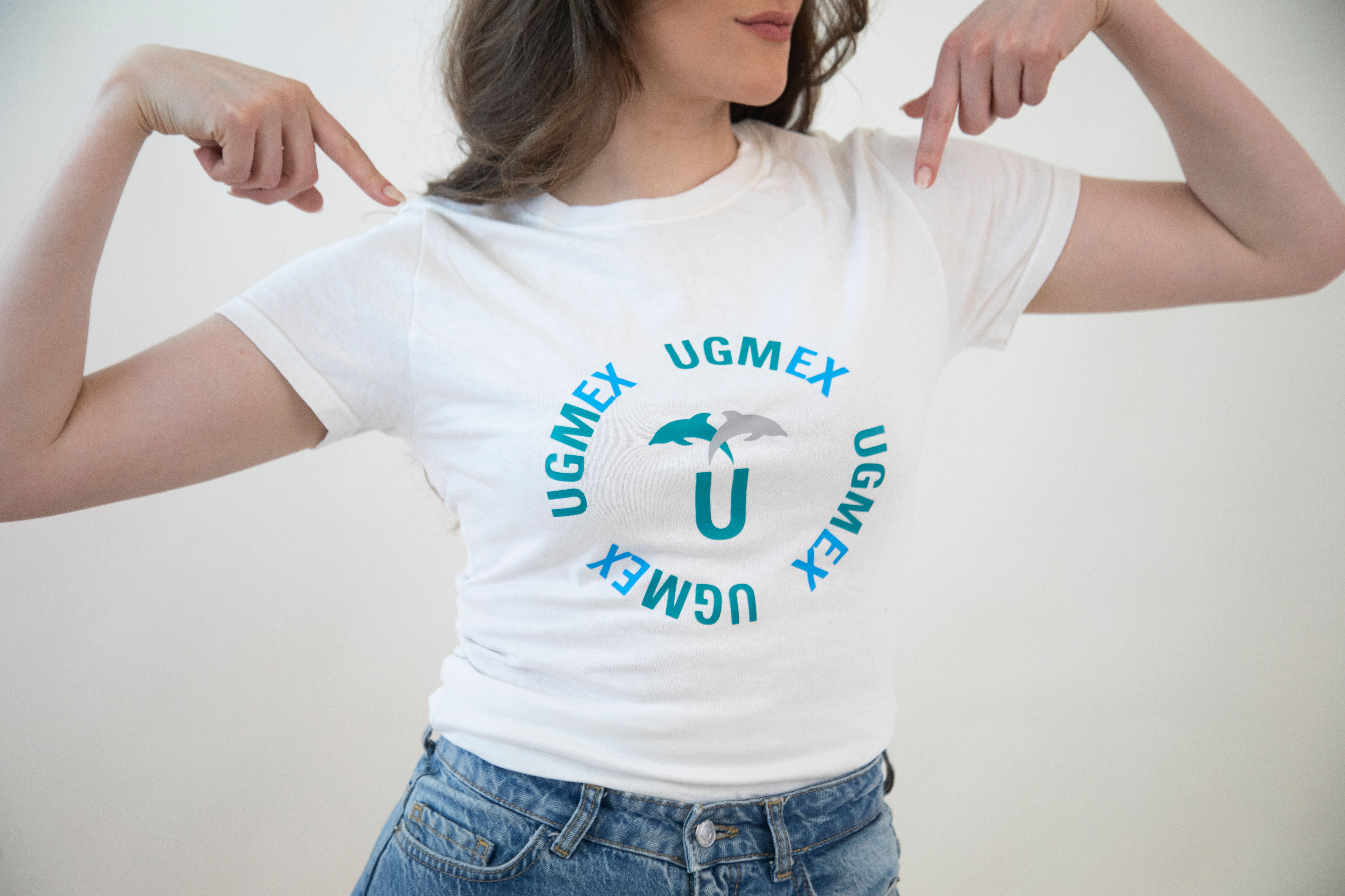 Blusa Blanca UGMEX Circular Dama