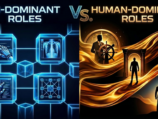 Human-dominant vs. AI-dominant roles