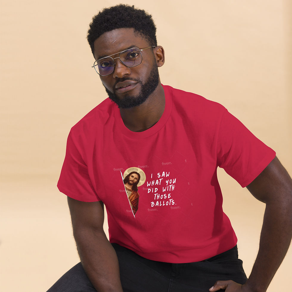 Thumbnail: I Saw What You Did With Those Ballots - Men's classic tee
