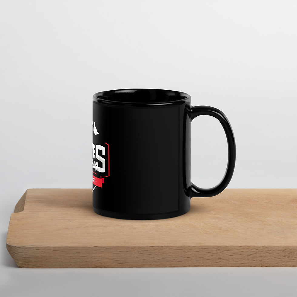 Thumbnail: Gloves Off Black Mug