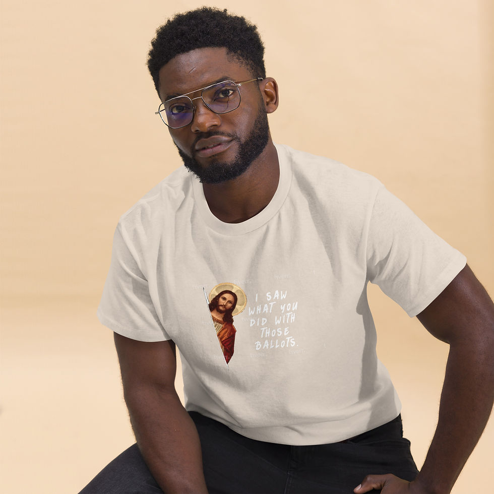 Thumbnail: I Saw What You Did With Those Ballots - Men's classic tee