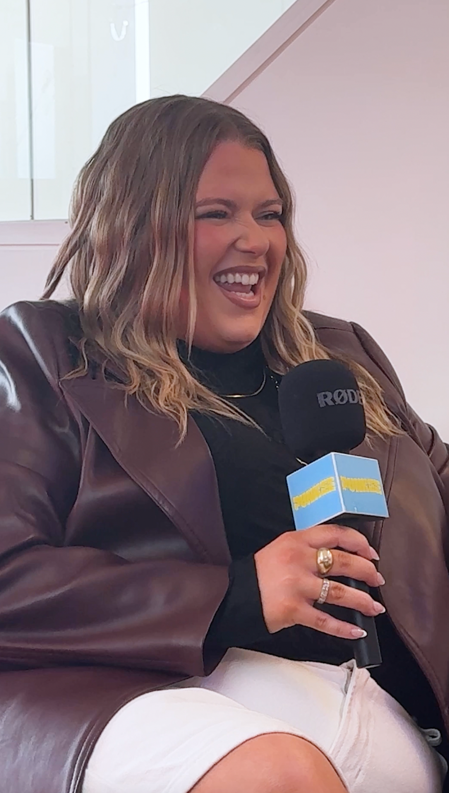 Kate Elizabeth Sharp being interviewed by Abbey Sheather for Finding My Style for Punkee