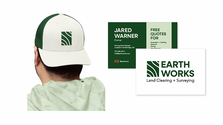 Earth Works branding Polished Penny Brand and Design Lindsay Penny