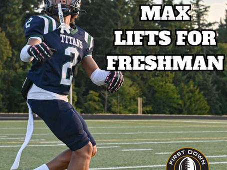 Average Max Lifts For Freshman