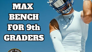 Average Max Bench For Freshman Players