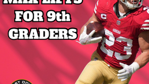 AVERAGE Max Lifts For 9th Graders