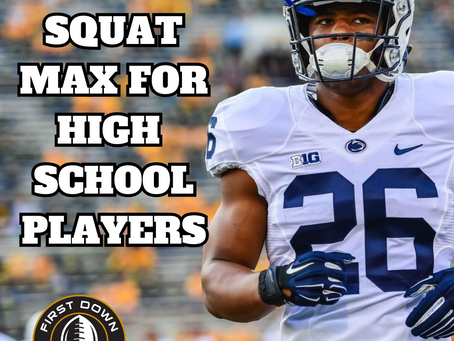 Average Squat Max Based On Position