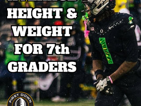 AVERAGE HEIGHT & WEIGHT FOR 7th GRADERS