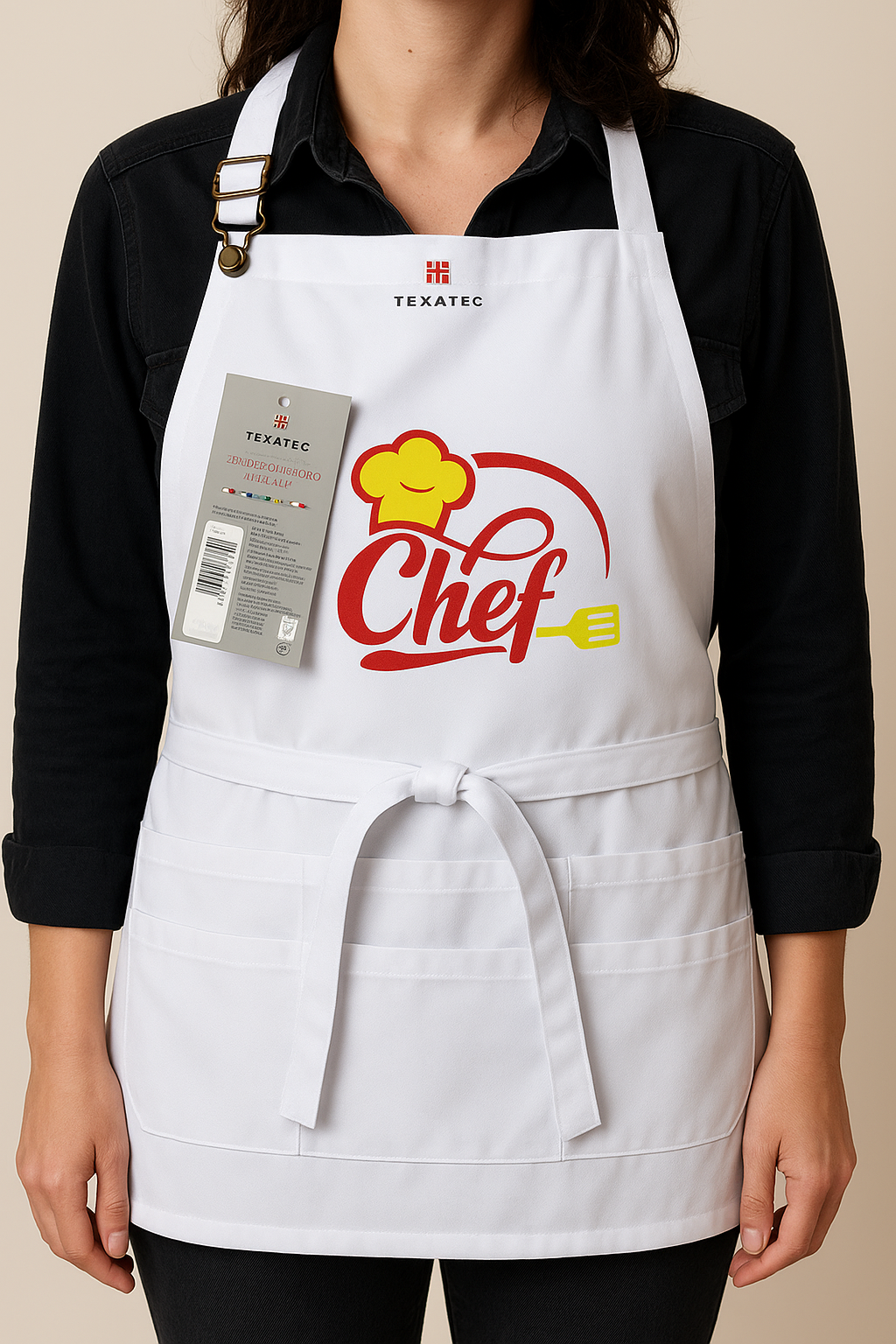 Tablier blanc pour chef