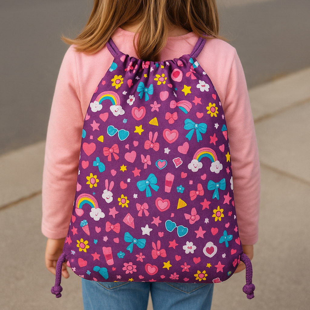 Sac à dos imperméable pour enfant arc en ciel