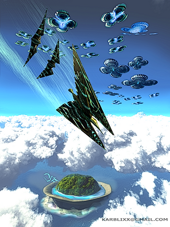 arrival on the exoplanet