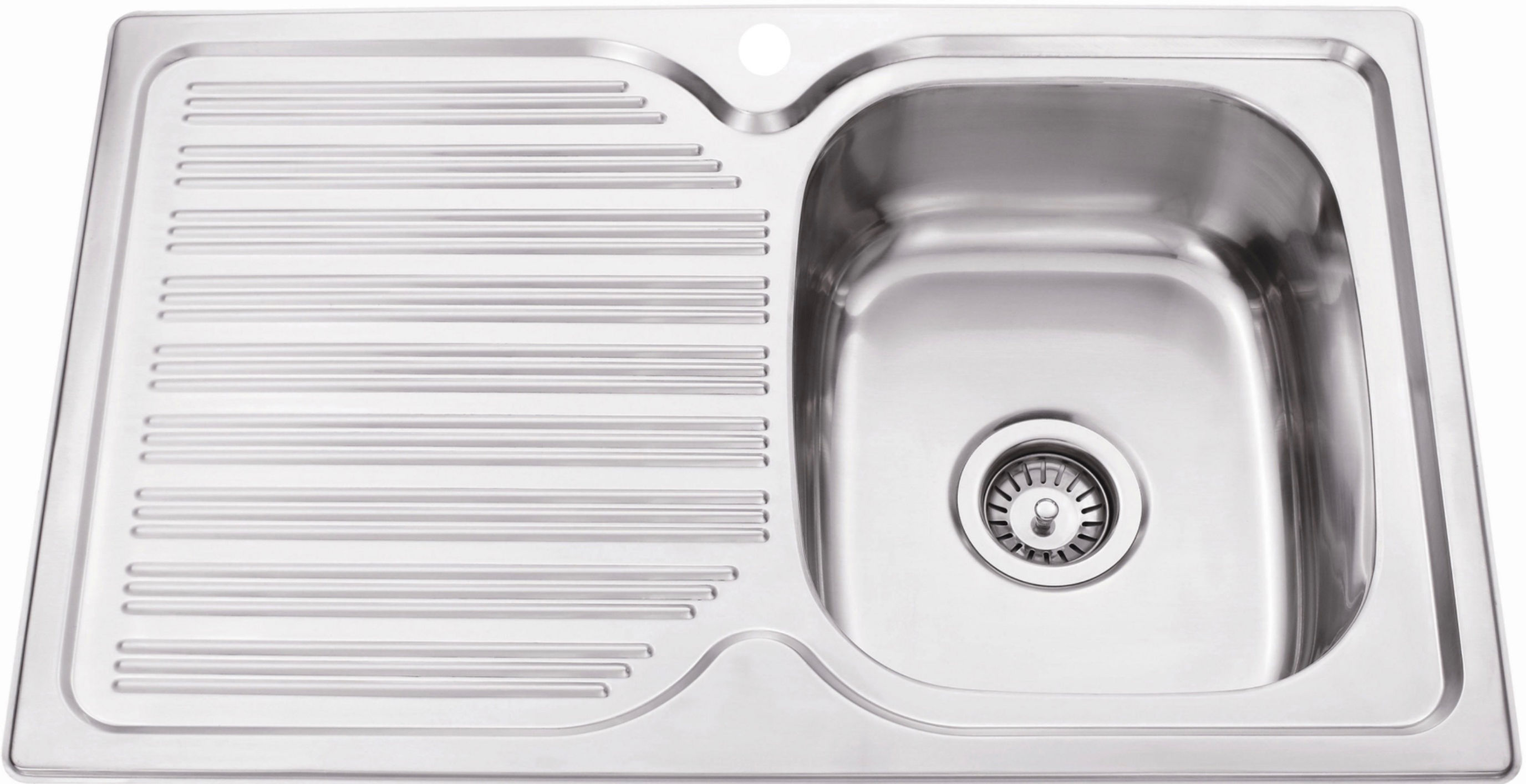 P&P Plus Eden Single Bowl Single Drainer Sink LHB 780mm
