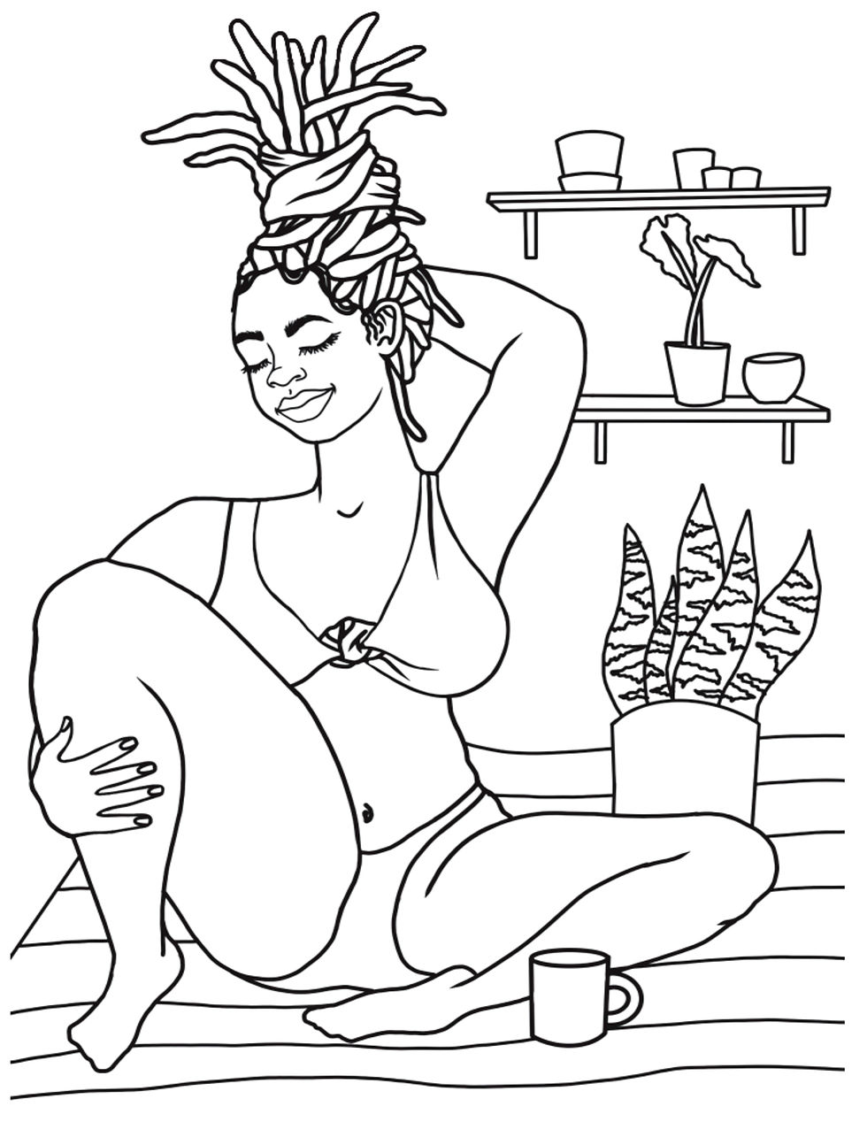 Thumbnail: "A Black Love Collection" Coloring Book (Print)