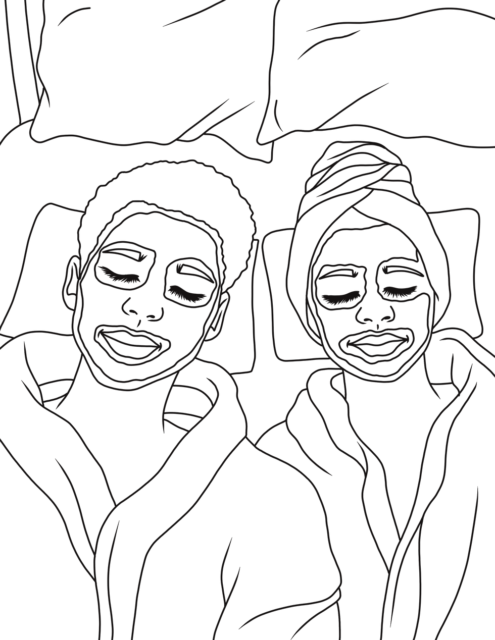 Thumbnail: A Black Love Collection Coloring Book