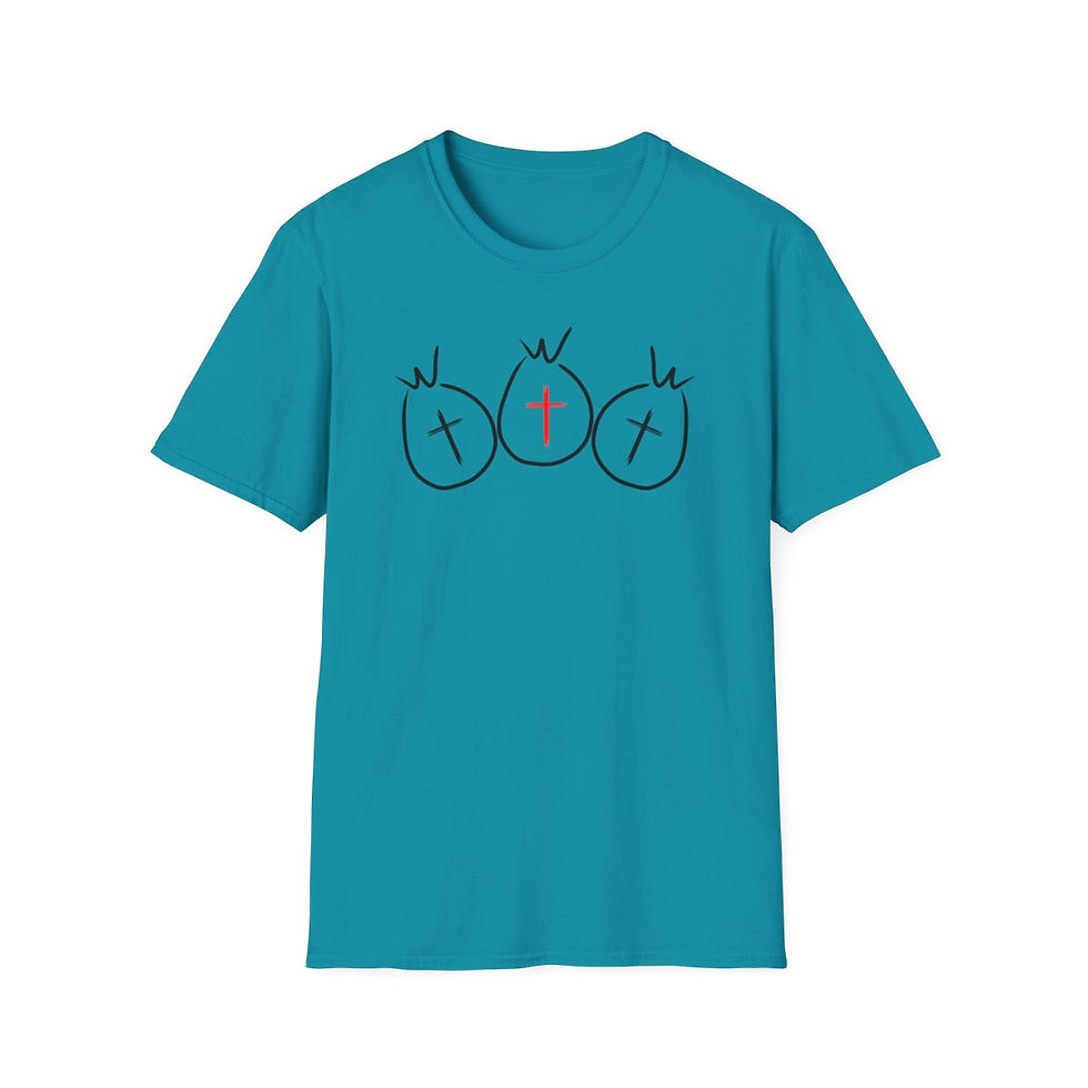 Thumbnail: Pomegranates with Crosses - Unisex Softstyle Tee