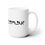 Thumbnail: "Abraham" in Dead Sea Hebrew Ceramic Mug 15oz