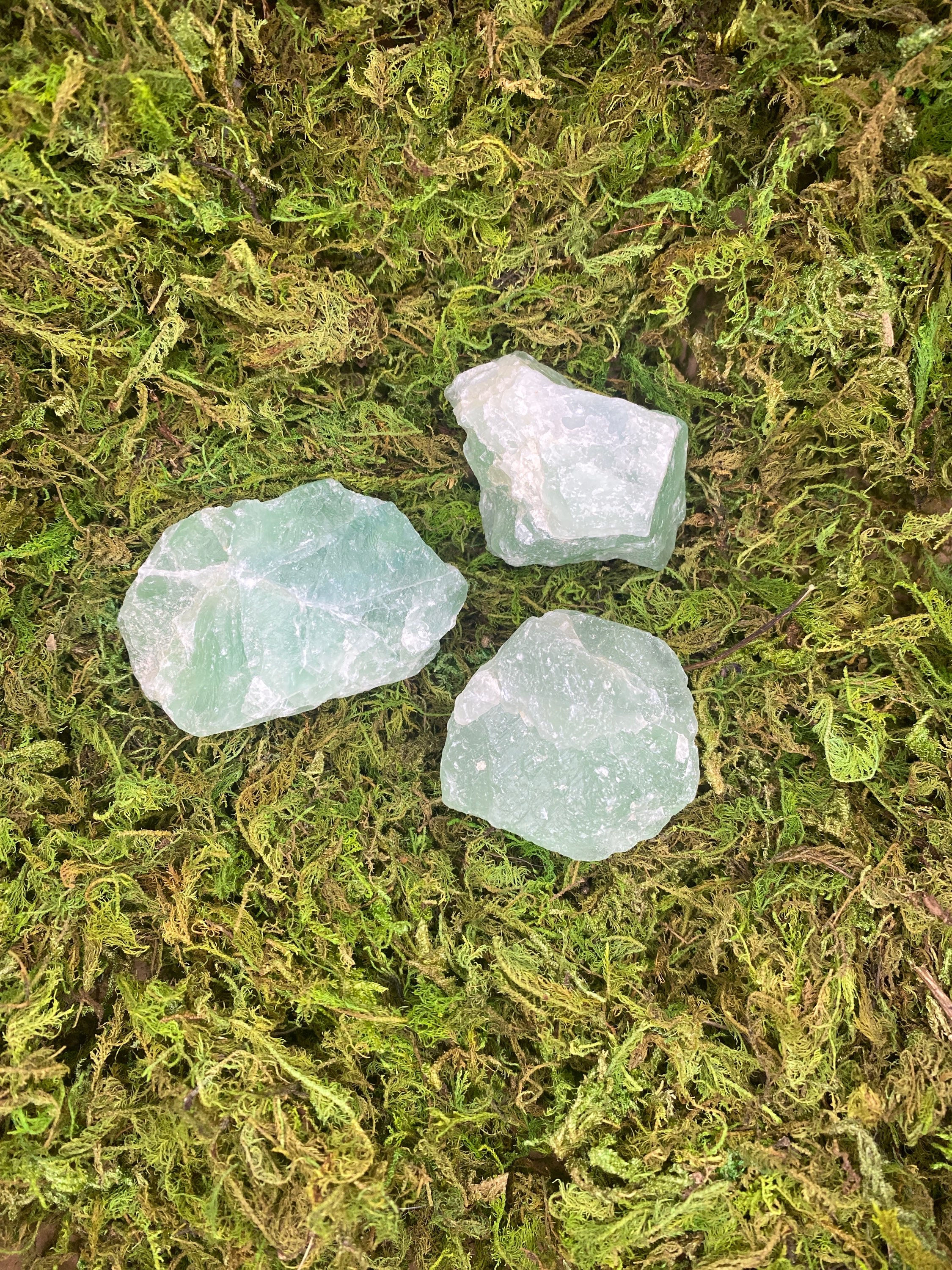 Raw Green Fluorite Chunk