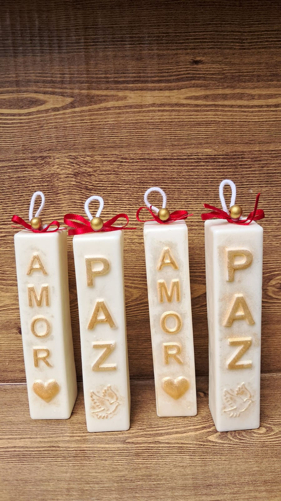 Miniatura: Vela aromatica Paz , Amor
