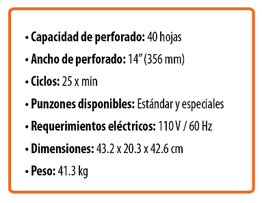Perforadora HD7000