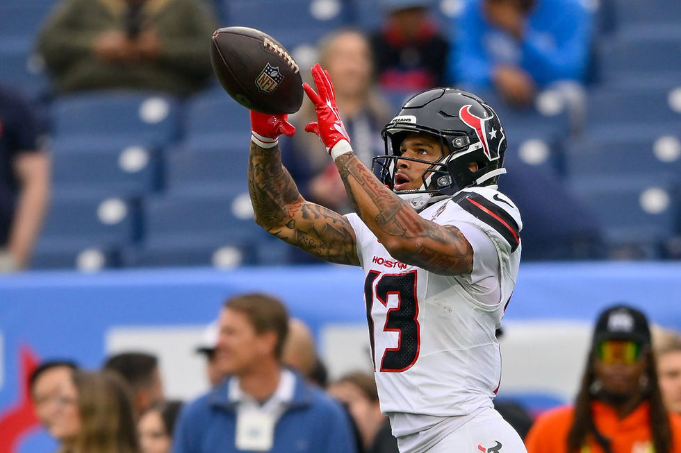 Texans wide receiver Jaylin Noel