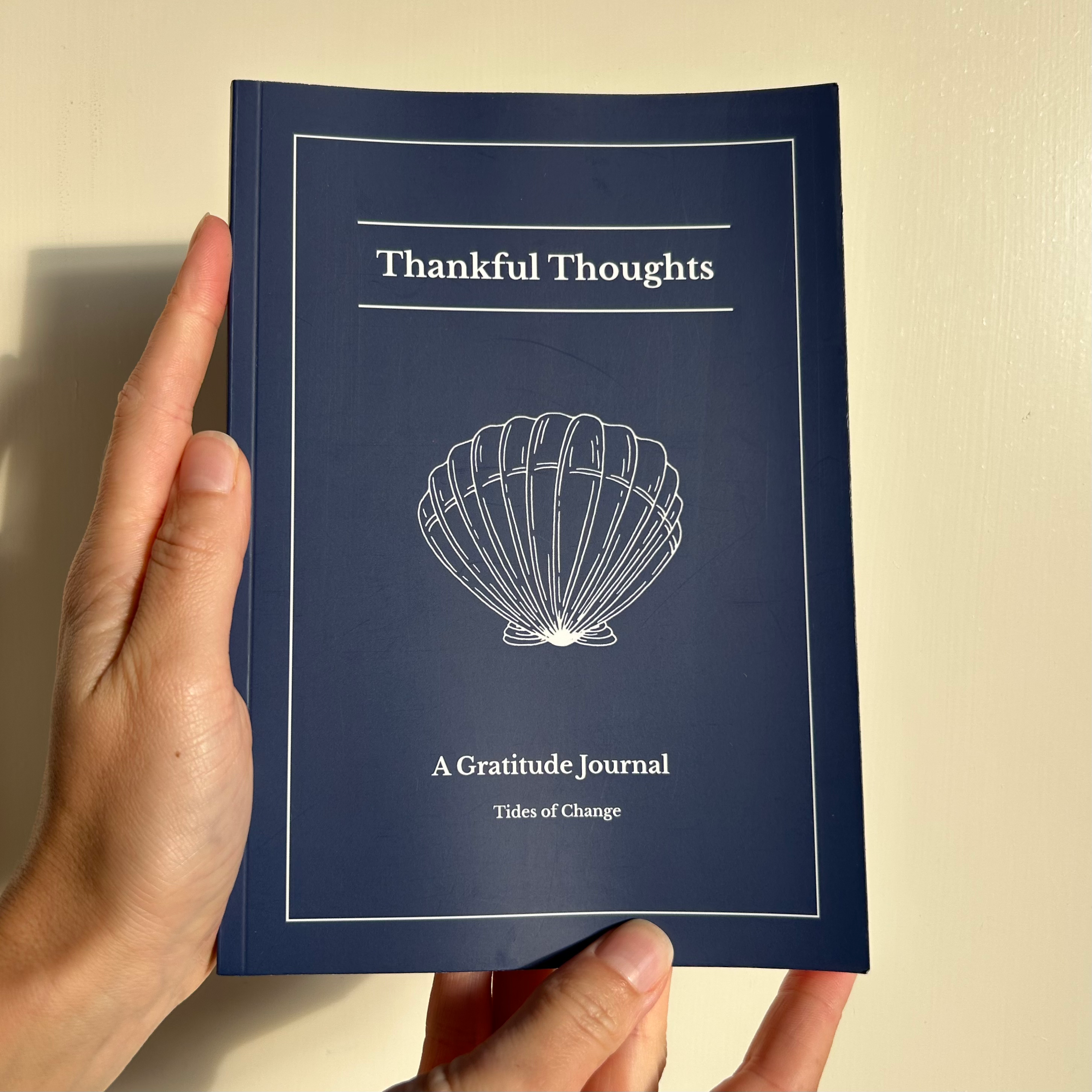 Thankful Thoughts: Gratitude Journal - Navy