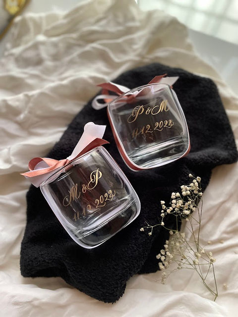 Engraving over Whiskey Glasses