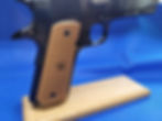 1911 TAC-GRIPS - Full Size - Leather - L. Brown