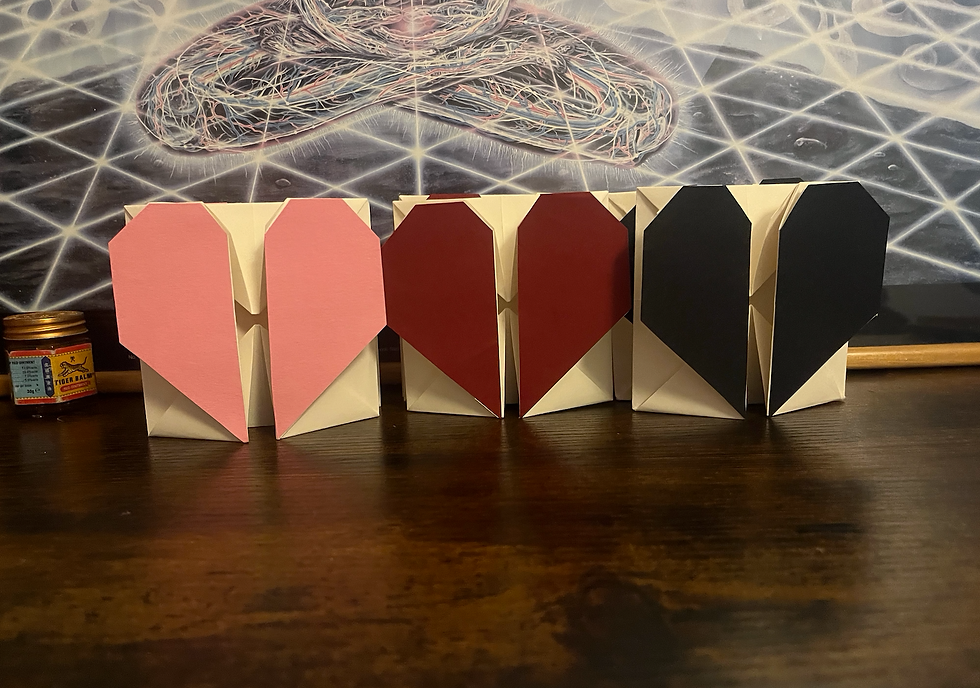 Origami Heart Cards