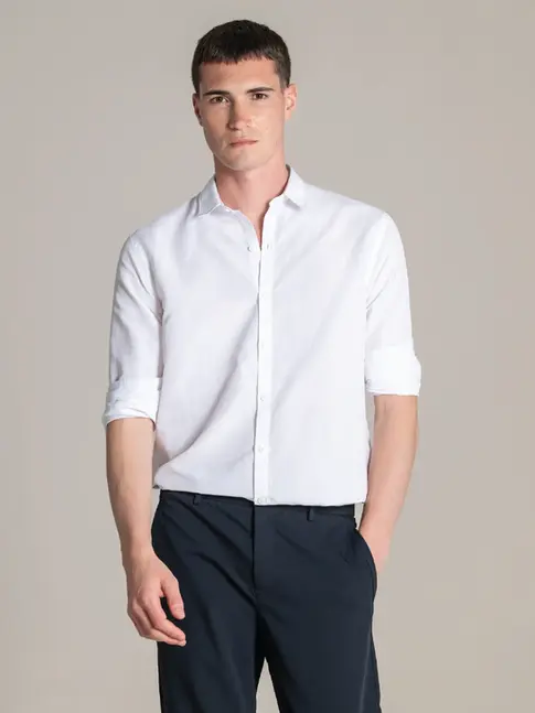Men's technical linen shirt for superyacht crew