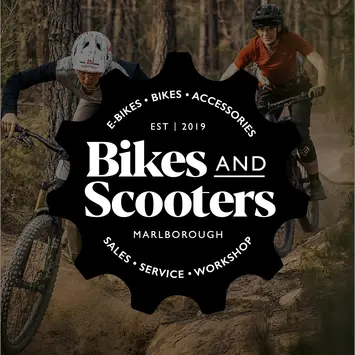 Branding, marketing material and custom Wix website for Bikes and Scooters Marlborough