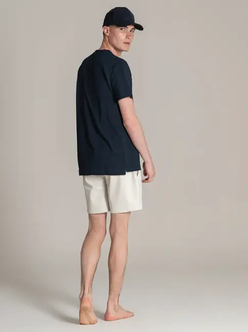 Midweight performance t-shirt styled for superyacht deck teams