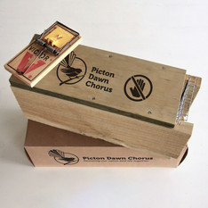Stencil on Pest Trap by Rubyfive Design