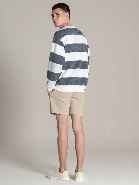 Classic Breton stripe yacht crew sweat for layered comfort
