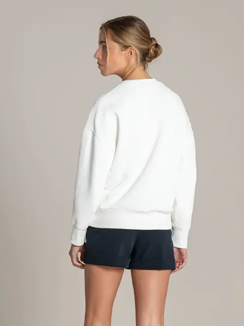 European made technical sweatshirt for female superyacht crew
