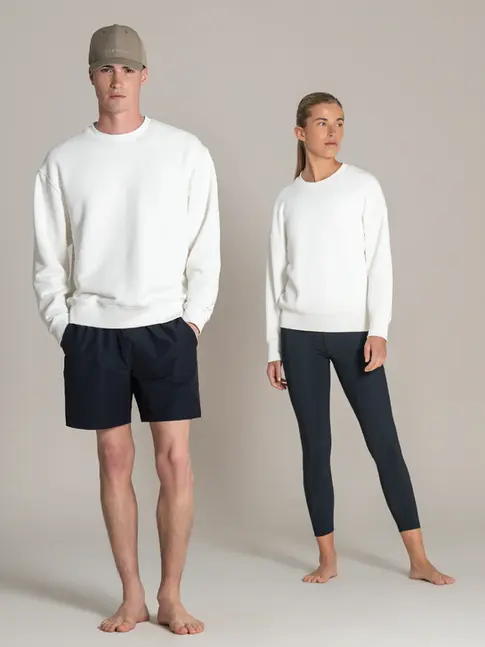 Comfortable midweight sweatshirt for men and women superyacht crew wear
