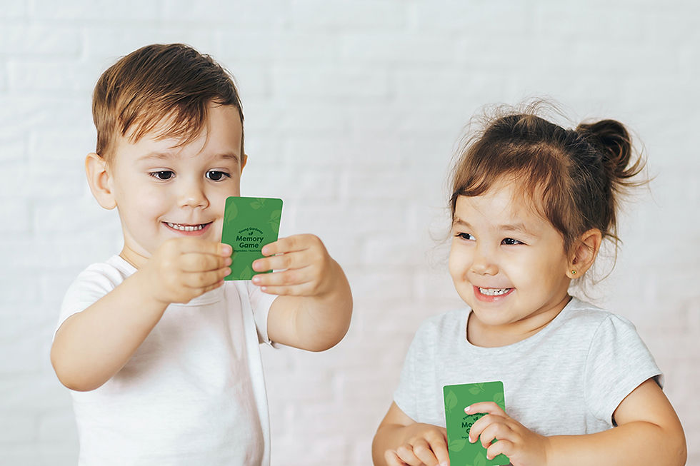 Thumbnail: Young children learn vegetables with memory card game