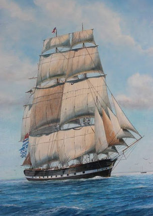 Edwin Fox last surviving convict ship. Heritage centre Picton New Zealand