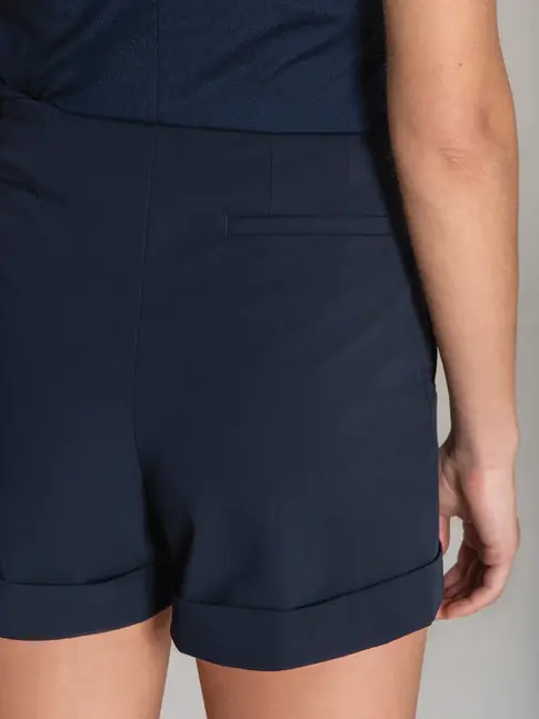 Luxury yacht uniform shorts for female crew on charter

