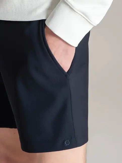 Smart breathable shorts styled for superyacht deck teams
