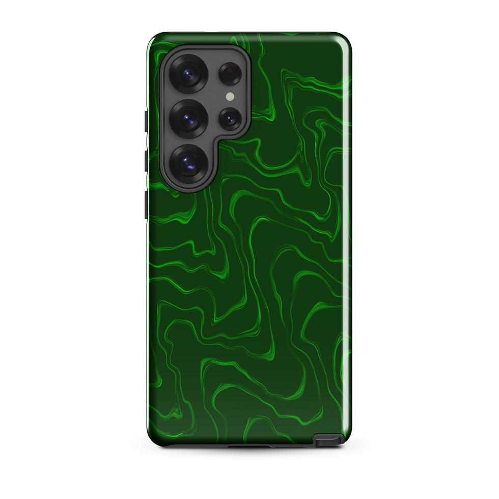 Thumbnail: Green Wave | Tough Case (Samsung®)